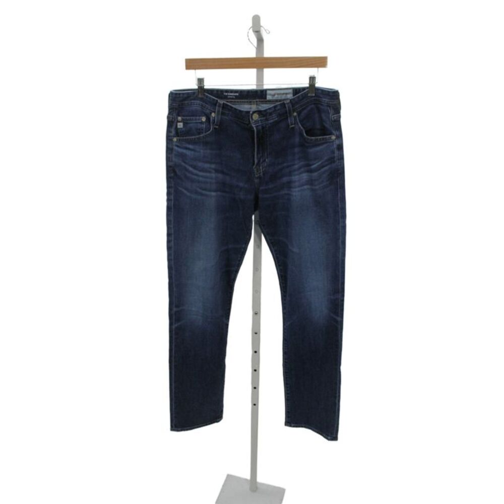 AG-ED Denim Mens Straight Dark Blue Jeans Size 33